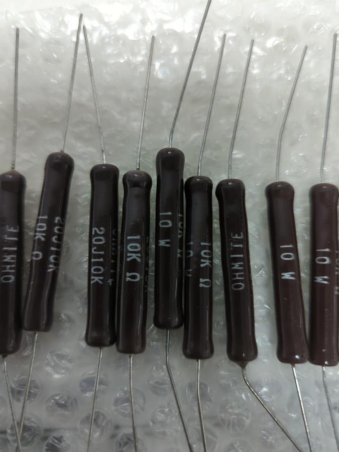 OHMITE,20J10K,POWER WIREWOUND RESISTORS BOX OF 25 NOS