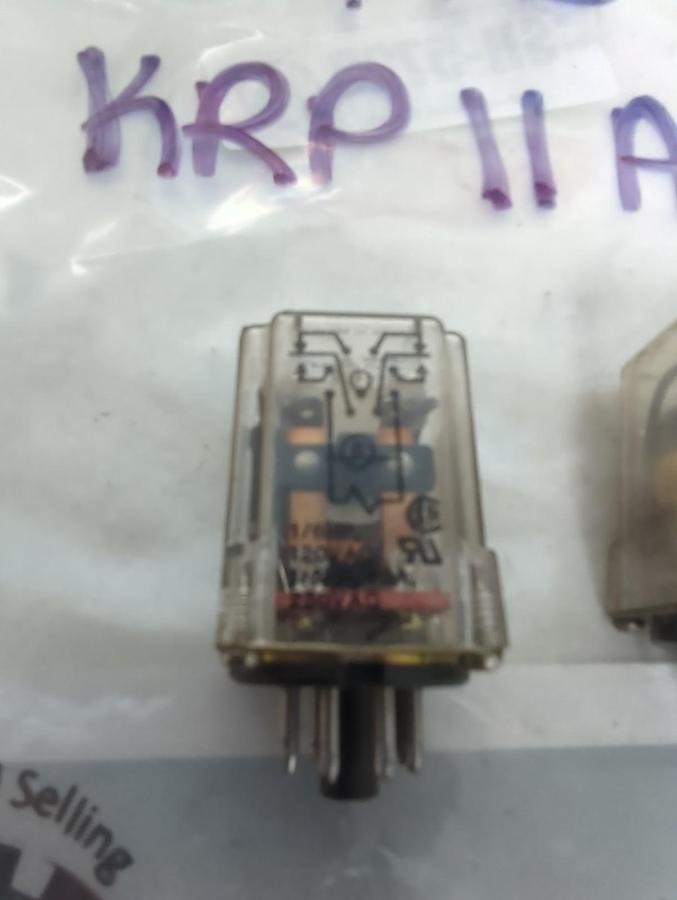 Used P&B,KRP11AN,PLUG IN RELAY 8-PIN LOT OF 2 PRE-OWNED