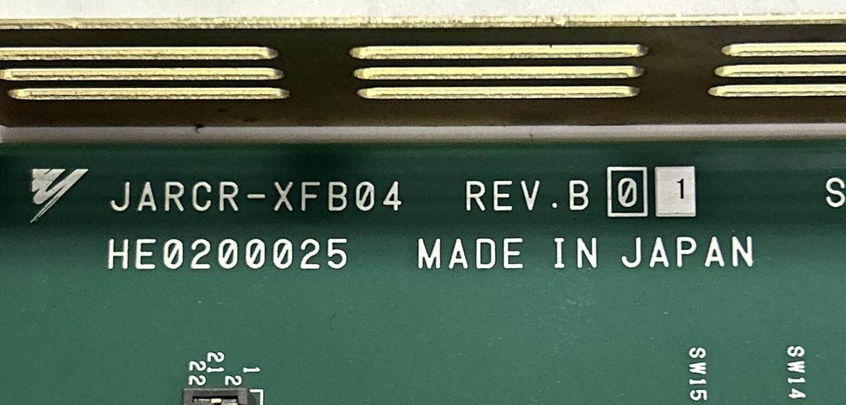 Used YASKAWA ELECTRIC,JARCR-XFB04,CONTROL BOARD