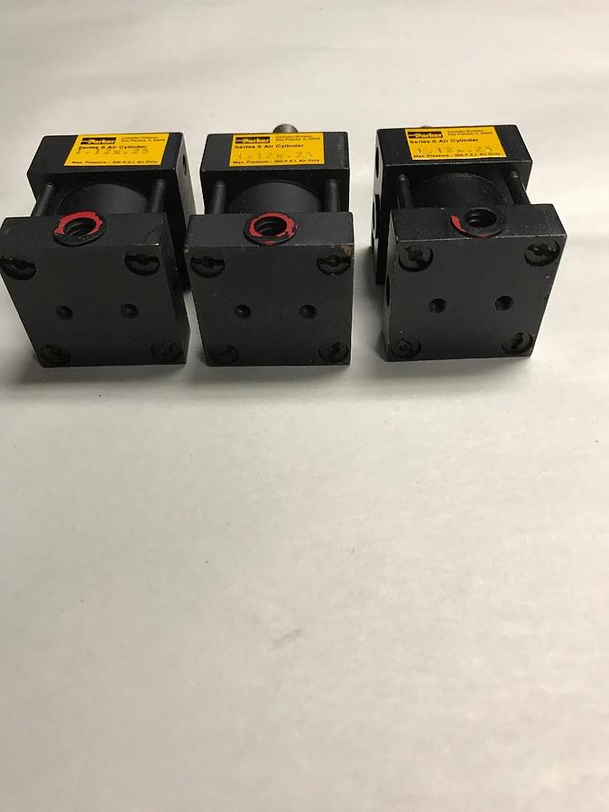 Parker,Series S,Air Cylinder 1.12X.25 Air Cylinder lot of 3
