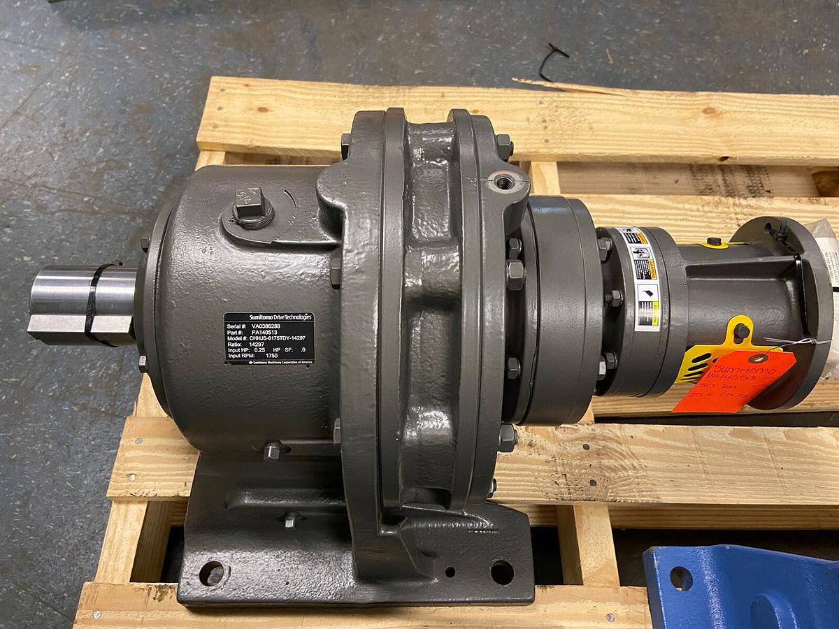 Used Sumitomo,CHHJS-6175TDY-14297,Ratio 14297 Input 1/4Hp 1750RPM