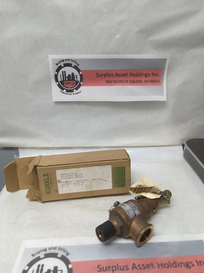 KUNKLE,6010DCM01-KM,VALVE 1/2 IN 350SCFM 150 PSIG NOS