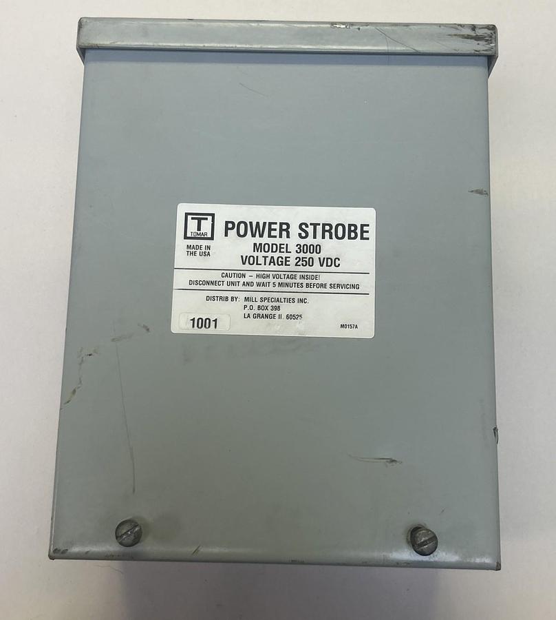 Used POWER STROBE,MODEL 3000,ENCLOSURE W/ 3200B POWER SUPPLY