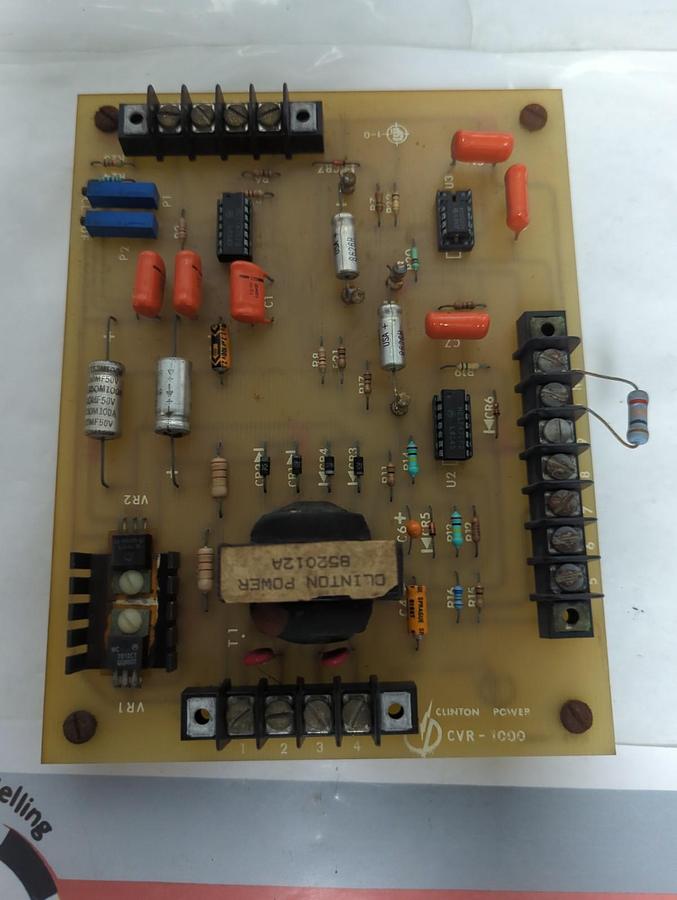 Used CLINTON POWER,CVR-1000,PLC BOARD PRE-OWNED