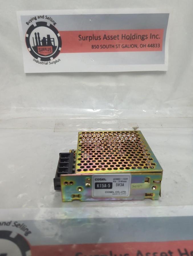 COSEL,K15A-5,POWER SUPPLY 5V3A NOS