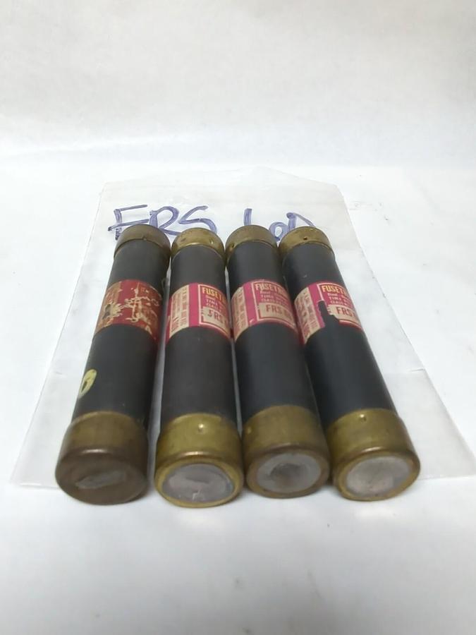 Used COOPER BUSSMANN,FRS-60,FUSETRON 60 AMP FUSE LOT OF 4
