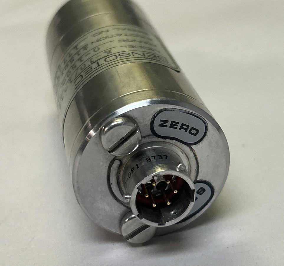 Used SENSOTEC,A-10/1035-32,PRESSURE TRANSDUCER RANGE 0-1500 PSIG