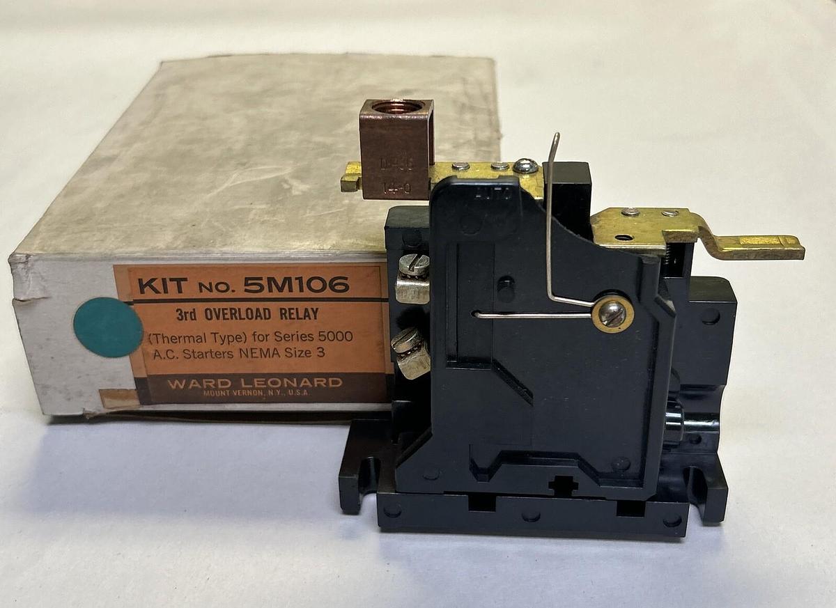 WARD LEONARD,5M106,OVERLOAD RELAY NOS