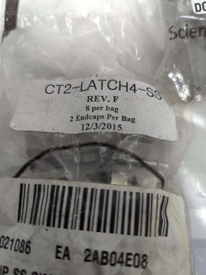 SCIENTIFIC LIGHTING PRODUCTS,CT2-LATCH4-SS,REV. F CT2 LATCHES LOT OF 31 NOS