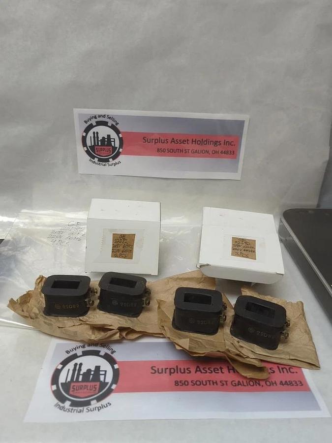 Used GENERAL ELECTRIC,22D82,COIL 208V 60HZ 220V 60HZ LOT OF 4 PRE-OWNED