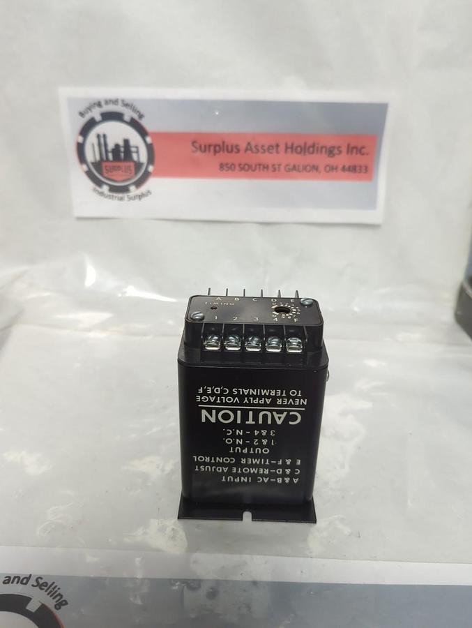 Used ISSC KANSON,1013-1-D-1-B,TIMER CONTROL .06-1.0 SEC PRE-OWNED