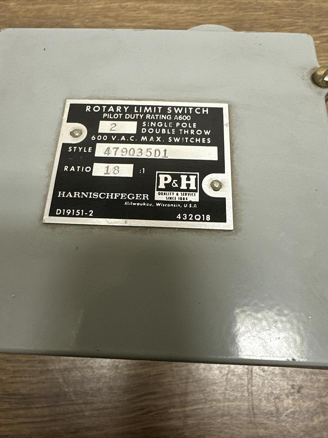 P&H,479Q35D1,Rotary Limit Switch