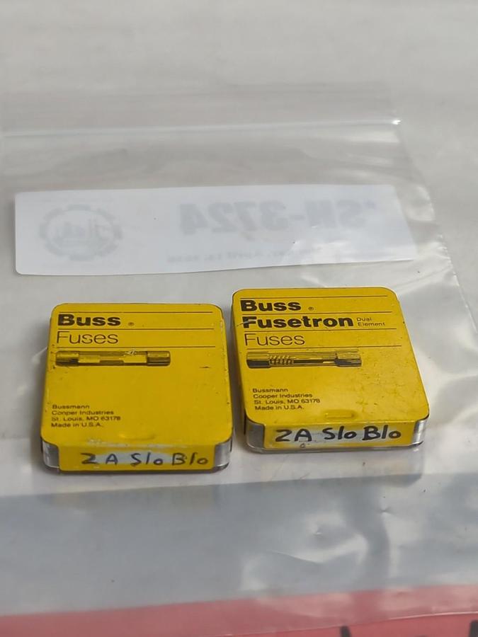 COOPER BUSSMANN,2A,FUSE LOT OF 10 PCS NOS