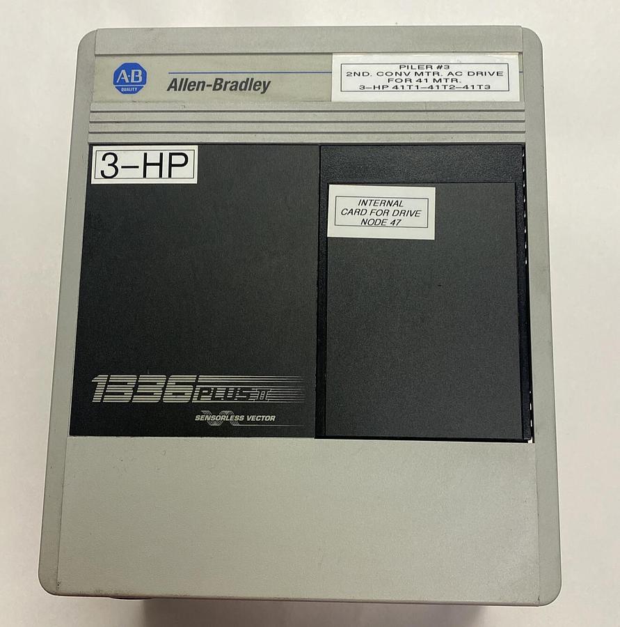 Used ALLEN-BRADLEY,1336F-BRF30-AA-EN-GMS5-L4 PLUS II,AC DRIVE 3HP