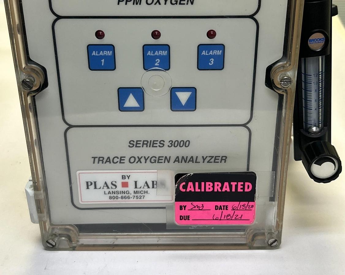 Used PLAS LABS,SERIES 3000,TRACE OXYGEN ANALYZER