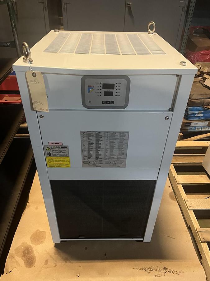 Used HABOR,HBO-1000PSB,OIL COOLER CHILLER 18K BTU 3PH 220V R410A