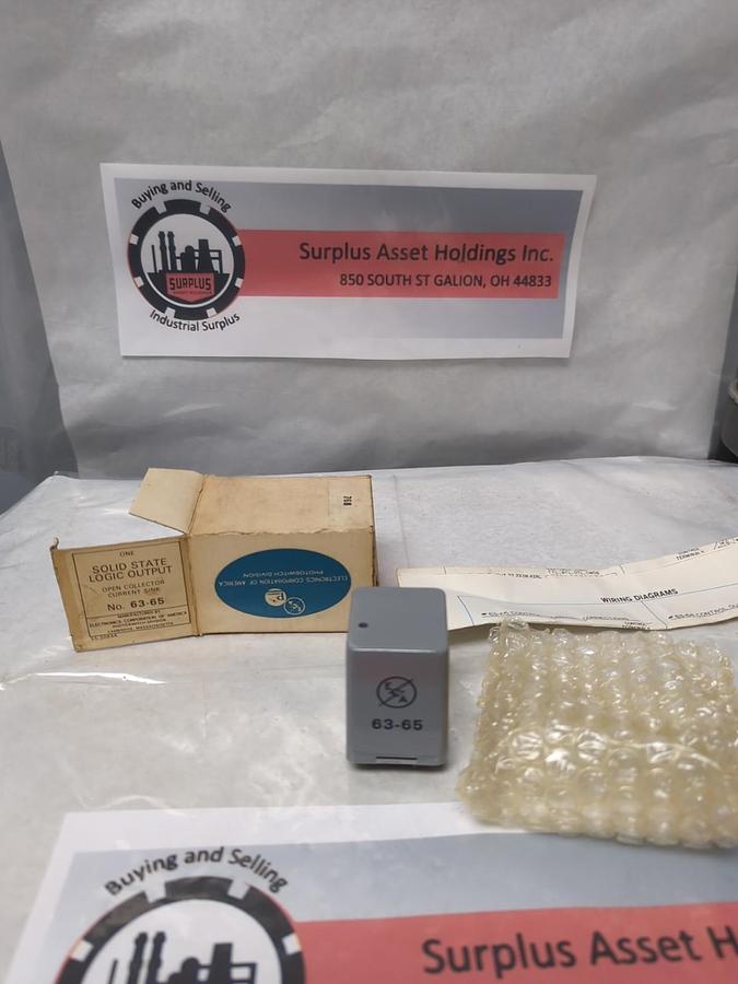 ECA,63-65,SOLID STATE LOGIC OUTPUT NOS