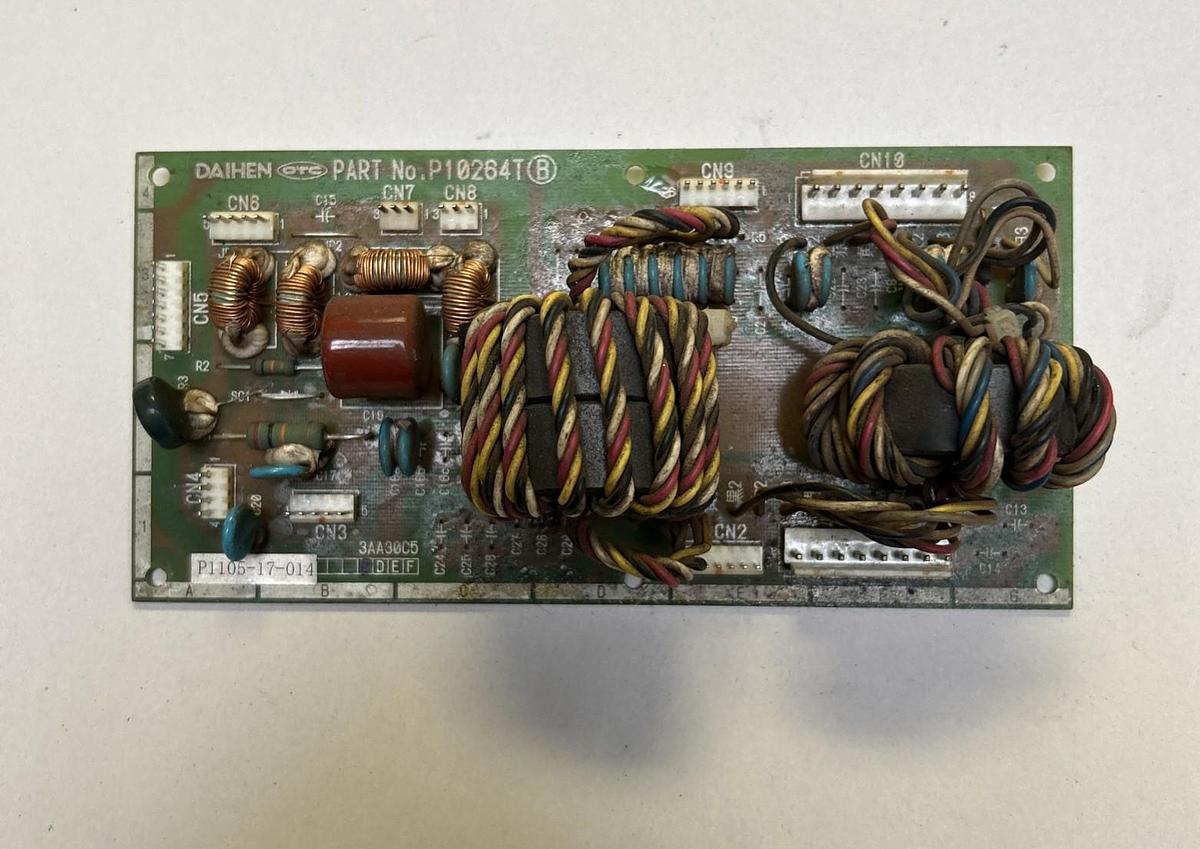 Used DAIHEN OTC,P10264T,CIRCUIT BOARD FOR DP400 WELDER