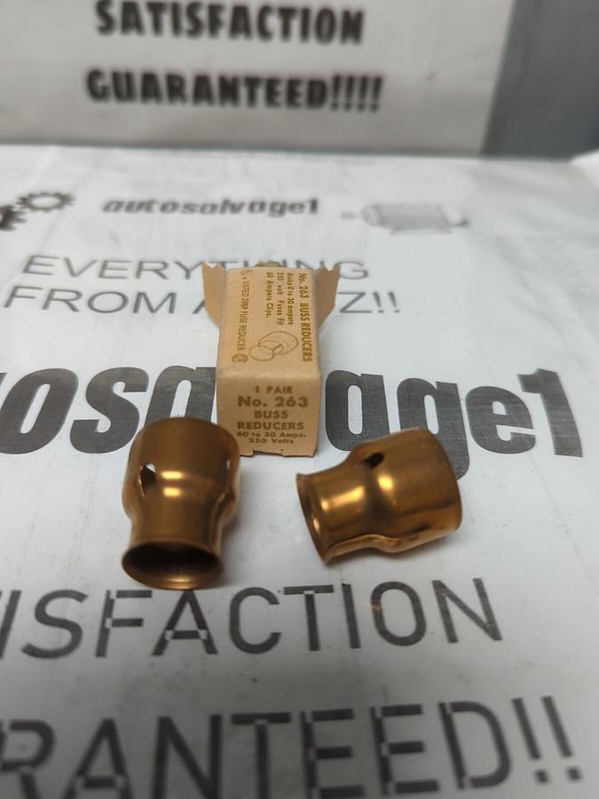 COOPER BUSSMANN,263,FUSE REDUCERS SET 60 TO 30 AMP 250V 2-PC. SET