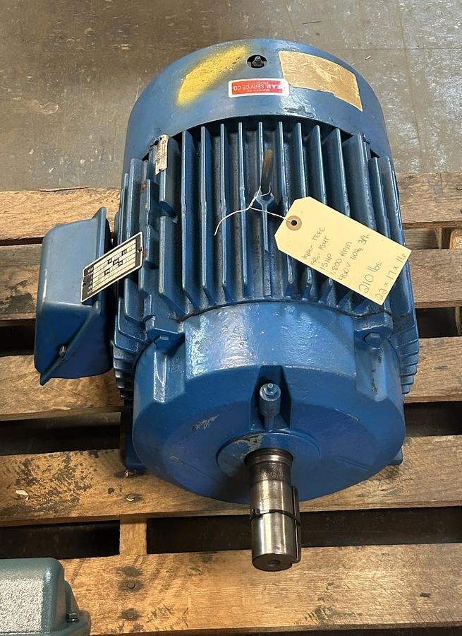 Used UNBRANDED,TEFC,MOTOR 15HP 1800RPM 460V 3PH 154T FRAME