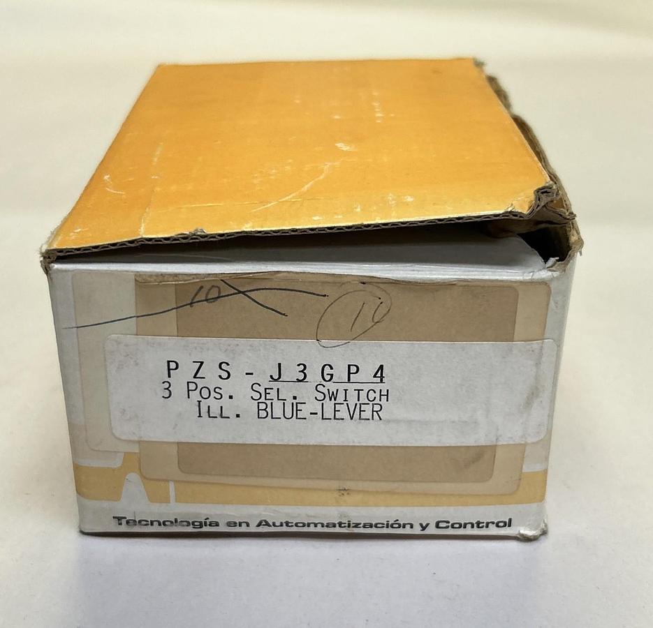 AGUT,PZS-J3GP4,BLUE SELECTOR SWITCH LOT OF 10 NOS