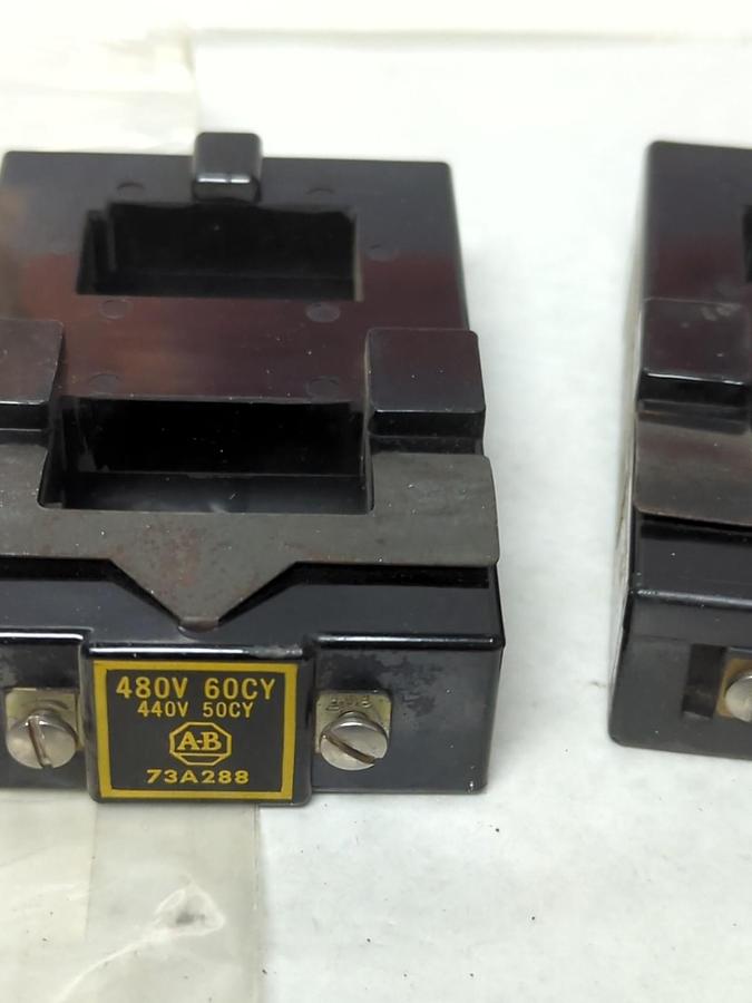 Used ALLEN BRADLEY,73A288,COIL 480V 60CY 440V 50CY LOT OF 2 PRE-OWNED