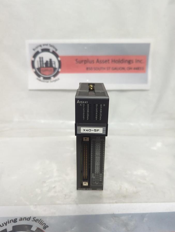 Used MITSUBISHI,A1SX41,DIGITAL INPUT UNIT MODULE DC12/24V PRE-OWNED
