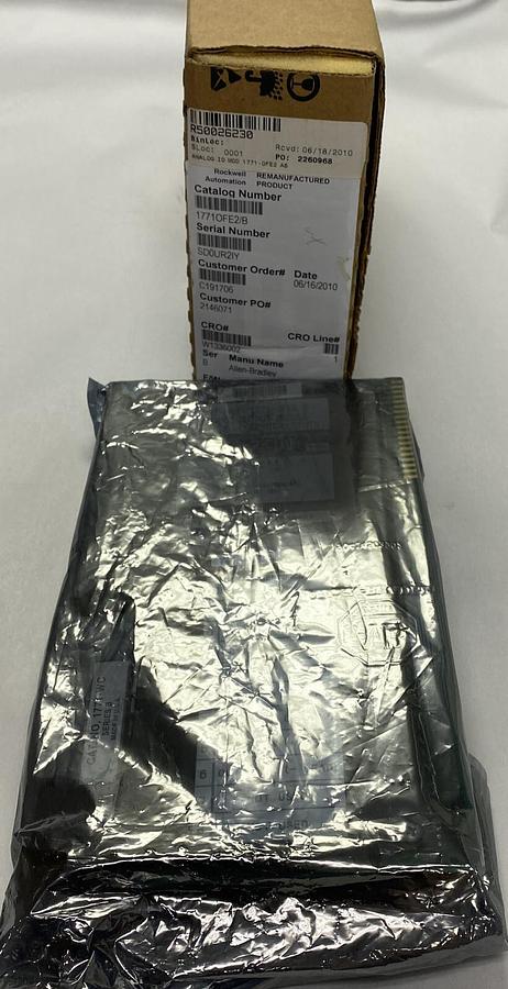 Used ALLEN BRADLEY,1771-OFE2,SER B ANALOG OUTPUT MODULE REFURBISHED