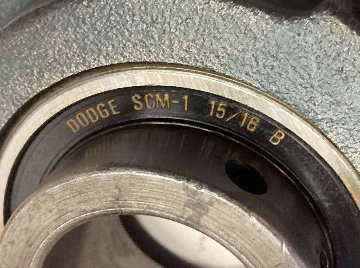 Used Dodge,SCM 1-15/16 B,4-Bolt Flange Bearing 2 Inch Bore