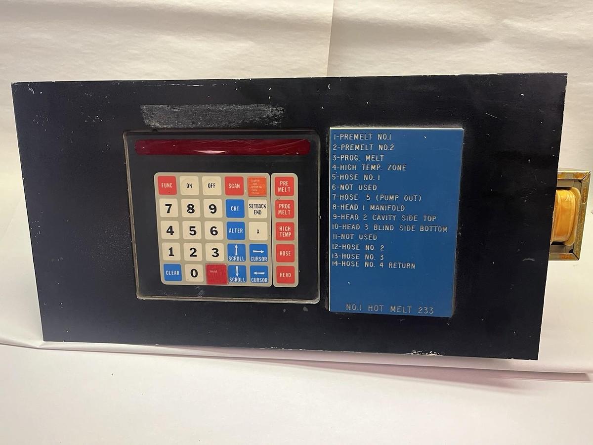 Used ITW DYNATEC,18221,HOT MELT ADHESIVE GLUE DISPLAY CONTROL PANEL