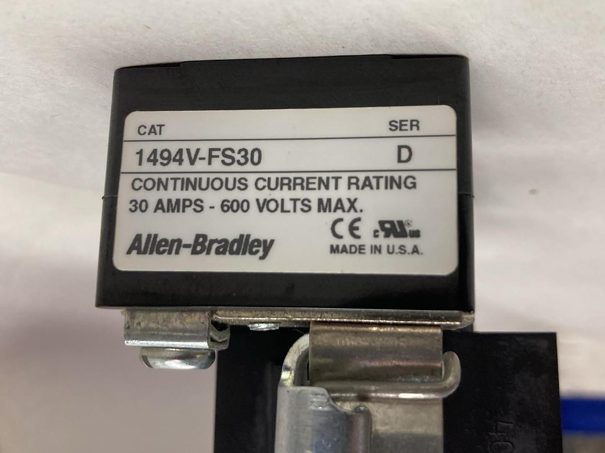 Allen-Bradley,1494V-FS30,Disconnect Switch Ser D 30A 600V