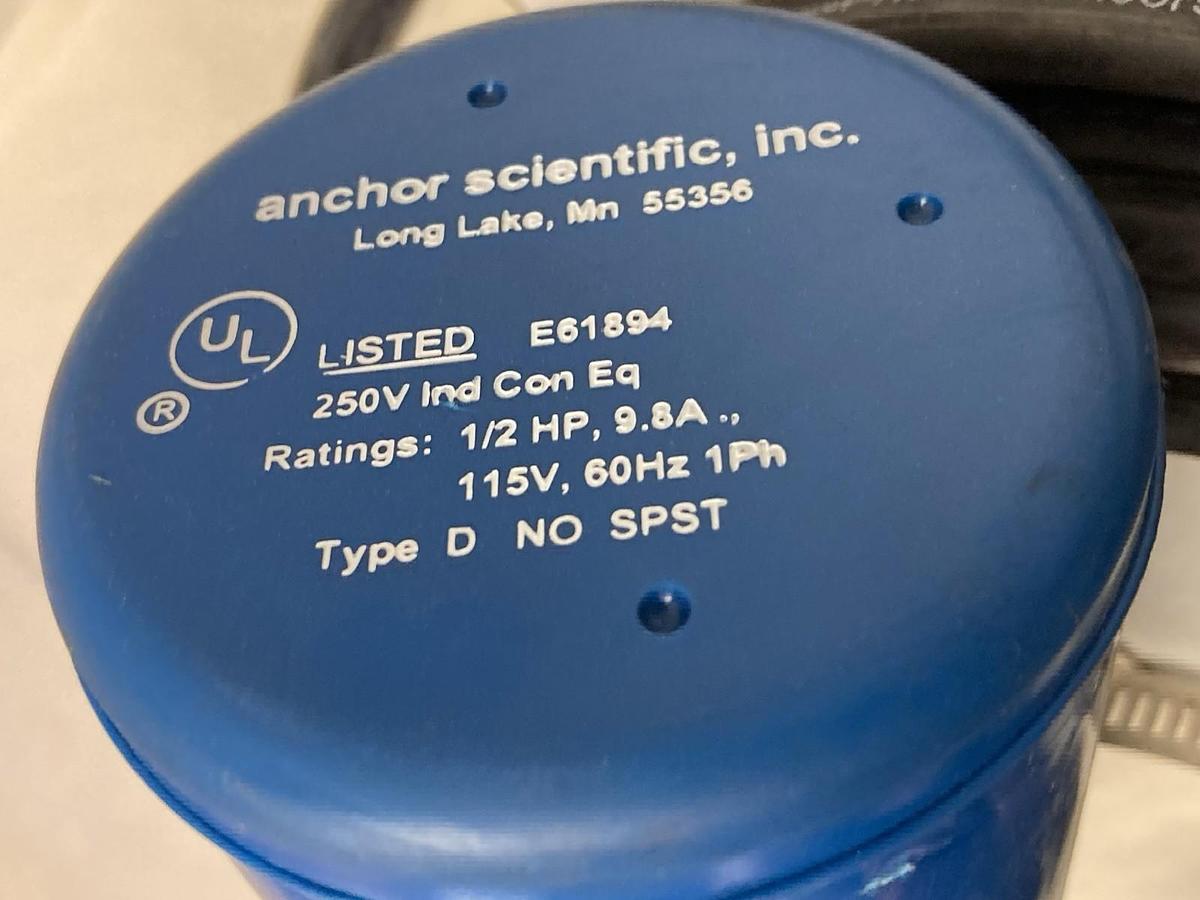 Used Anchor Scientific,E61894,1-Phase Mini-Float 1/2Hp 115V 60Hz