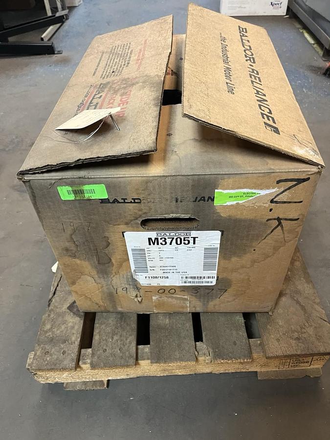 BALDOR,M3705T,MOTOR 3HP 865RPM 3PH 215T