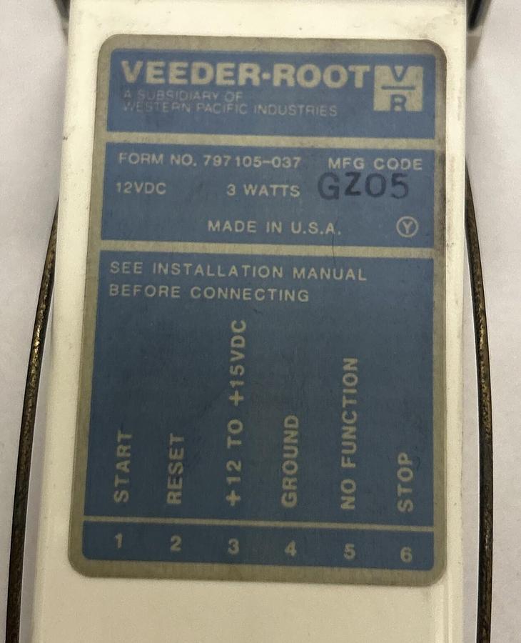 Used VEEDER-ROOT,797105-037,ELAPSED TIME INDICATOR