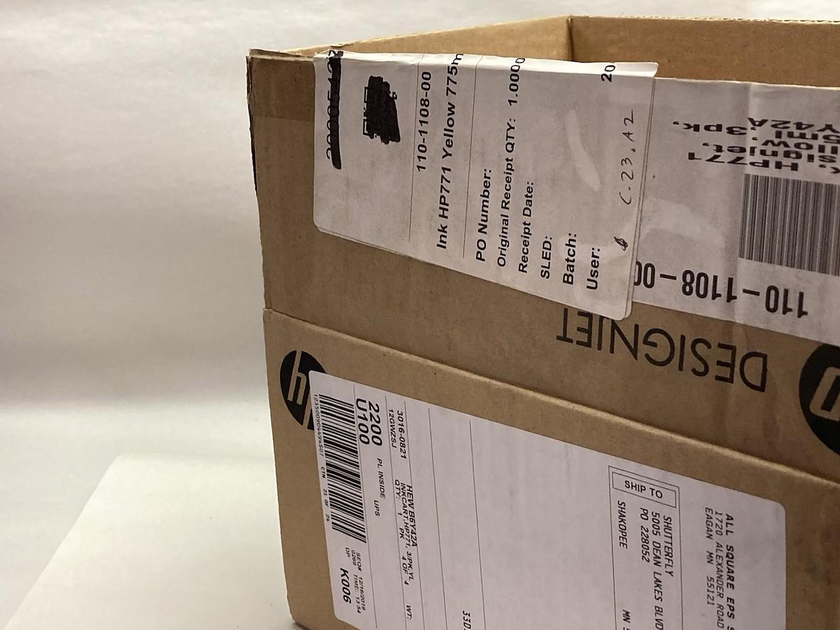 Used Hewlett Packard,B6Y42A,Magenta Ink Cartridge Tripack 775ML - REFILLED