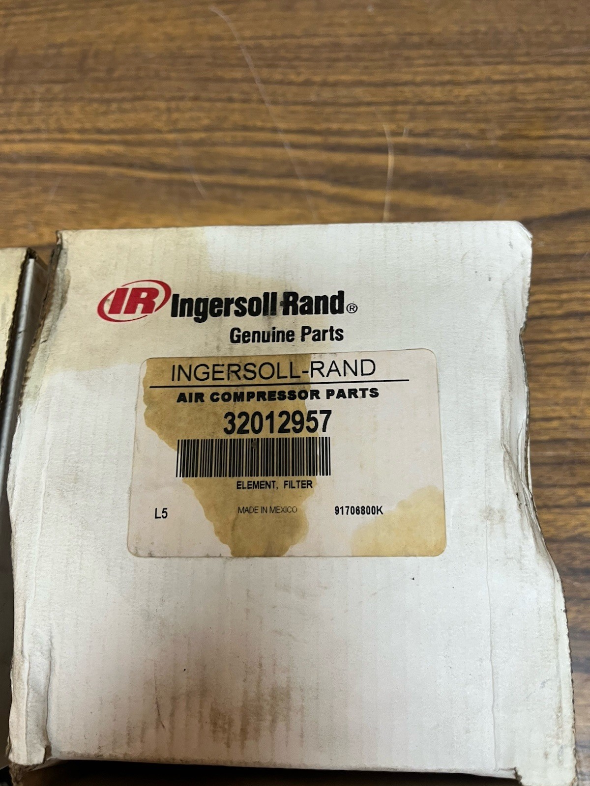 INGERSOLL RAND,32012957,AIR COMPRESSOR FILTER ELEMENT LOT OF 2