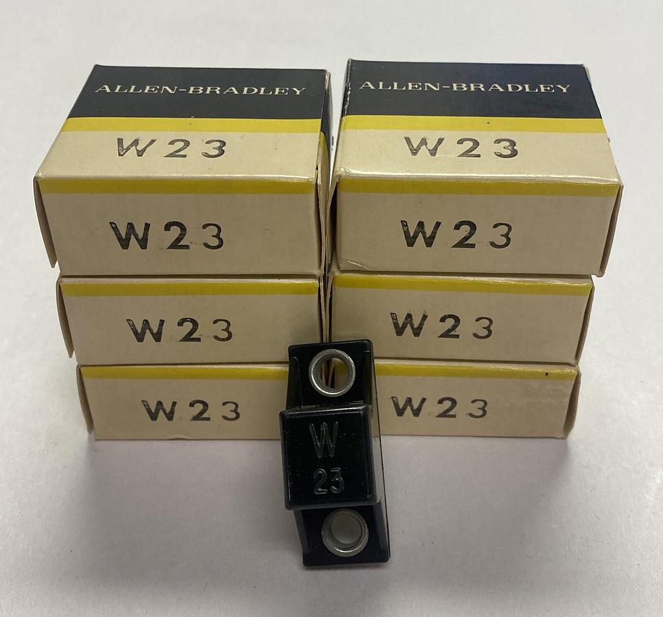 ALLEN BRADLEY,W23,OVERLOAD RELAY HEATER ELEMENT LOT OF 6 NEW