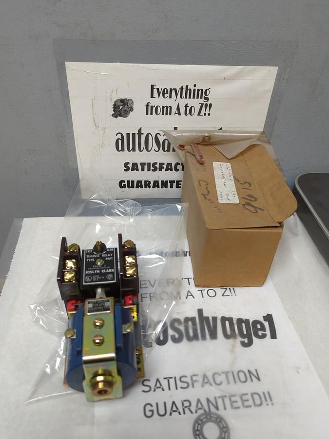 JOSLYN CLARK,714UPDE,BULLETIN 7314 PNEUMATIC TIME-DELAY RELAY 240V.D.C 600V.A.C