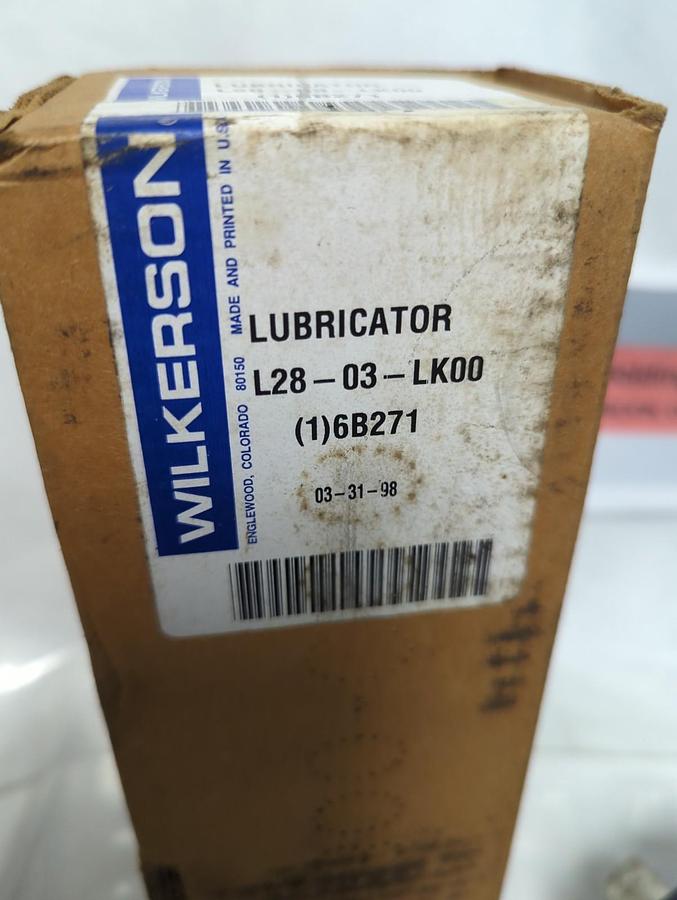 WIKERSON,L28-03-LK00,PNEUMATIC LUBRICATOR NOS