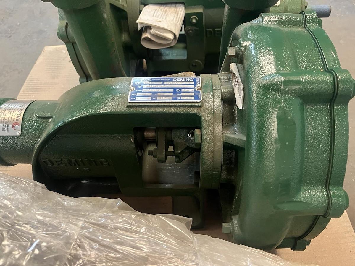Used CRANE DEMING,4011,CENTRIFUGAL PUMP 4011 3X2X10 9.00 IMPELLER REFURBISHED