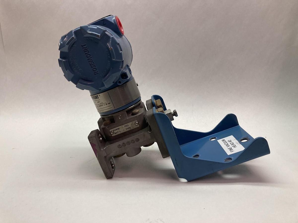 Used Rosemount,3051 CA1A02A1AH2BB2C6,Pressure Transmitter