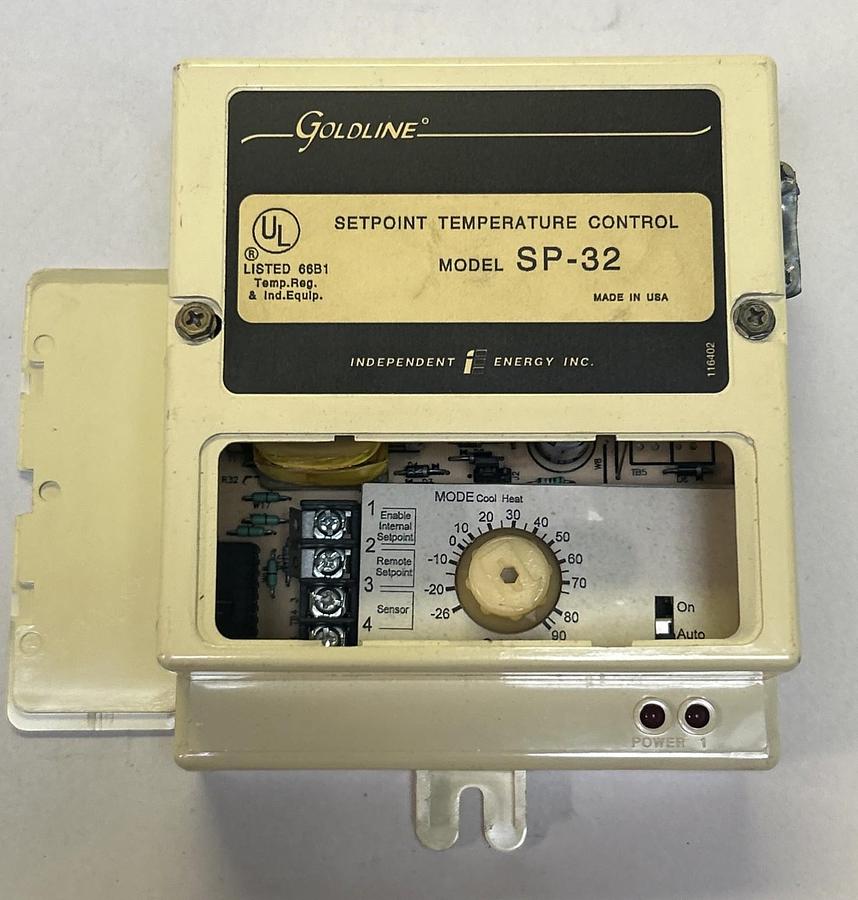 Used GOLDLINE,SP-32,SETPOINT TEMPERATURE CONTROL