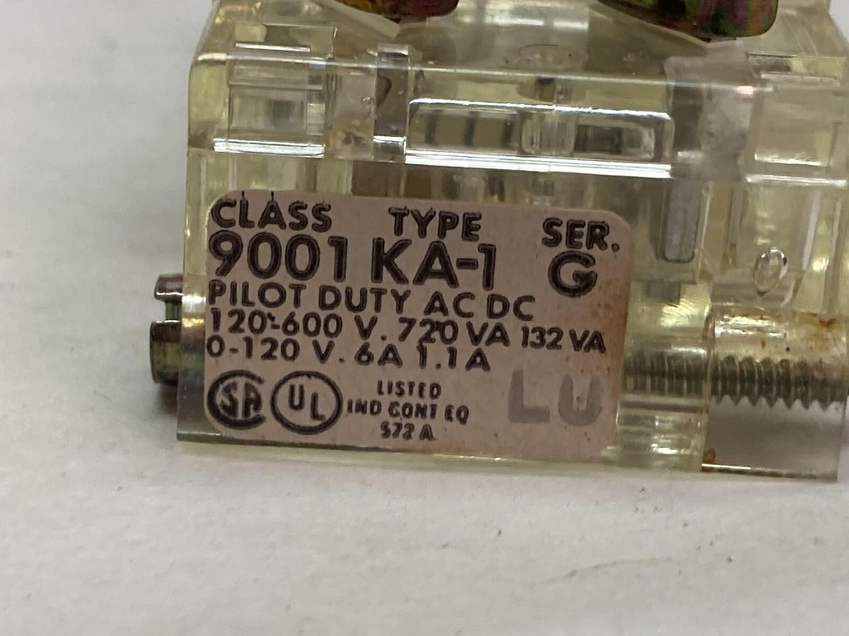 Used Square D,9001 KA-1,Series G Contact Block
