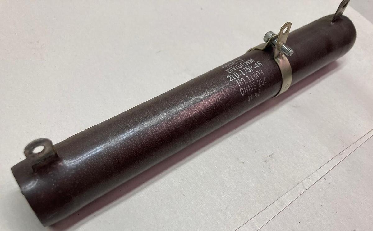 Ohmite,1160B 210-175P-46,Resistor 250 OHMS