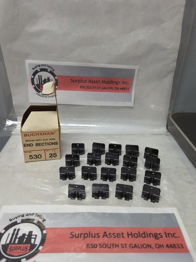 BUCHANAN,530,TERMINAL BLOCK END SECTION LOT OF 19 NOS