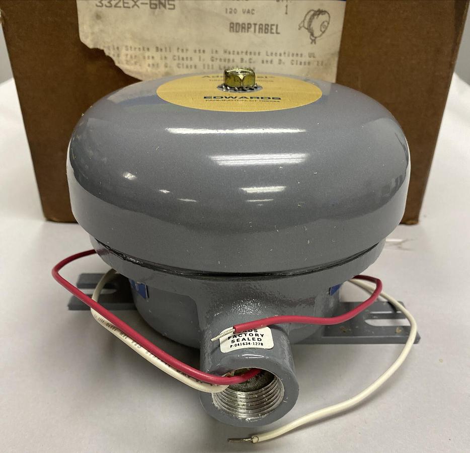 UTC FIRE & SECURITY COMPANY EDWARDS,332EX-6N5,HAZARDOUS SINGLE STROKE BELL NOS