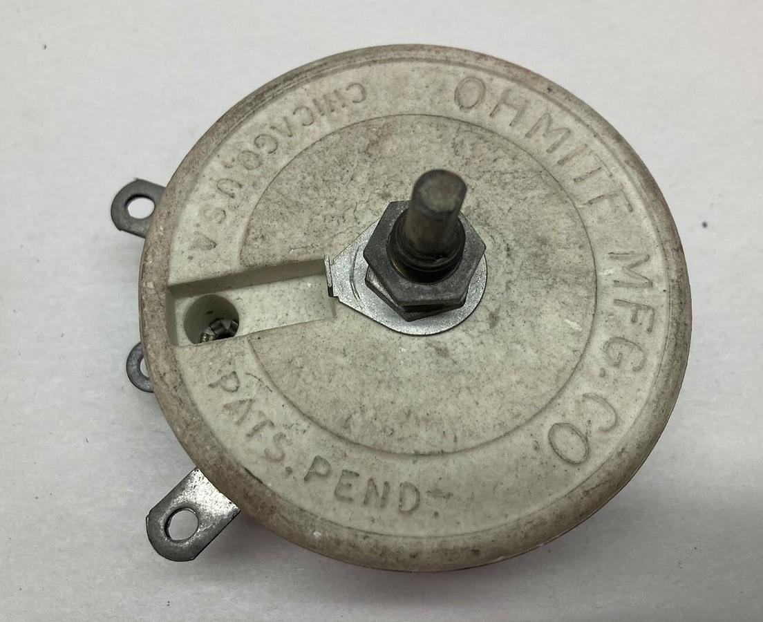 Used Ohmite,0461,Rheostat Ser A