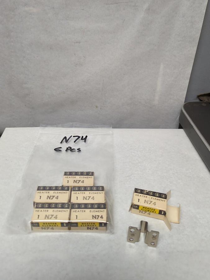 ALLEN BRADLEY,N74,THERMAL OVERLOAD HEATER ELEMENT LOT OF 6 NOS