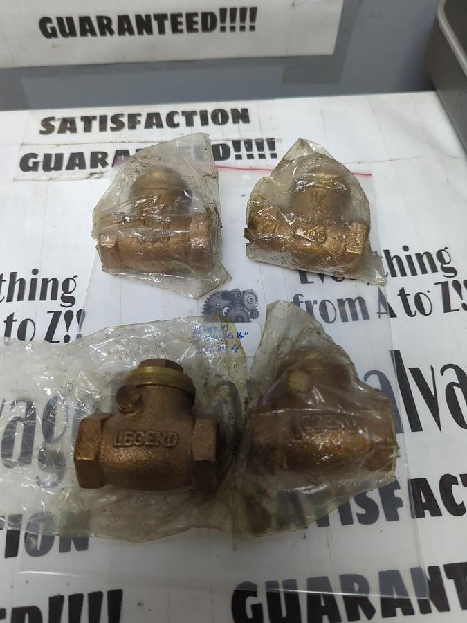 LEGEND,200 WOG,BRASS VALVES 1/2 INCH NPT LOT OF 4 NOS