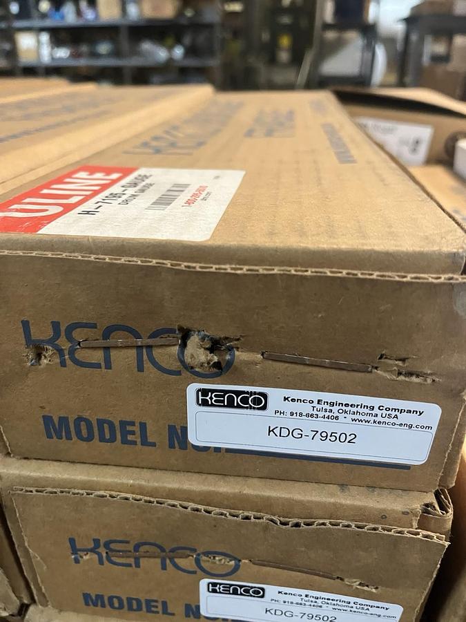 Used KENCO,KDG-79502,DRUM GAUGE 3/4" ULINE H-7195-GAUGE